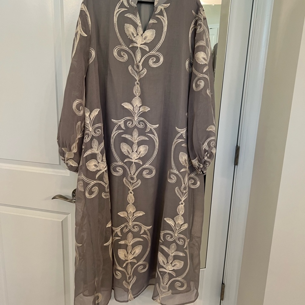 Muted purple long dress